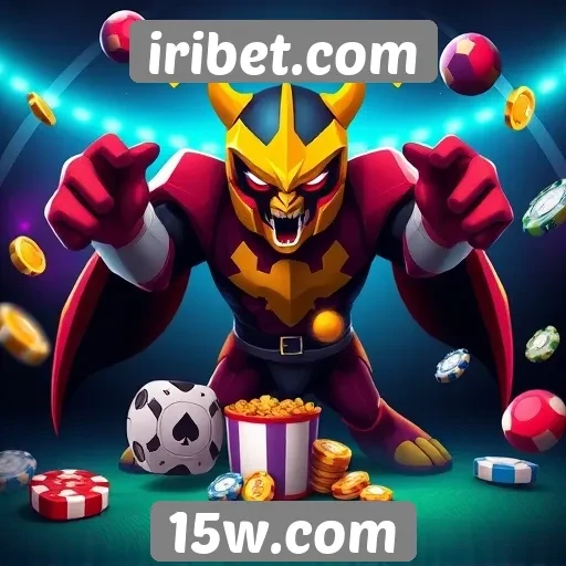 Variedade de jogos oferecidos pelo iribet.com